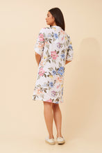 Load image into Gallery viewer, White-Sequin Shirt Dress