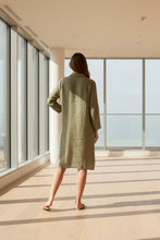 Load image into Gallery viewer, Long sleeve Shirt Dress