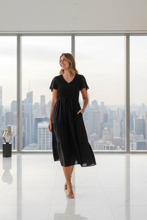 Cap Sleeve Dress