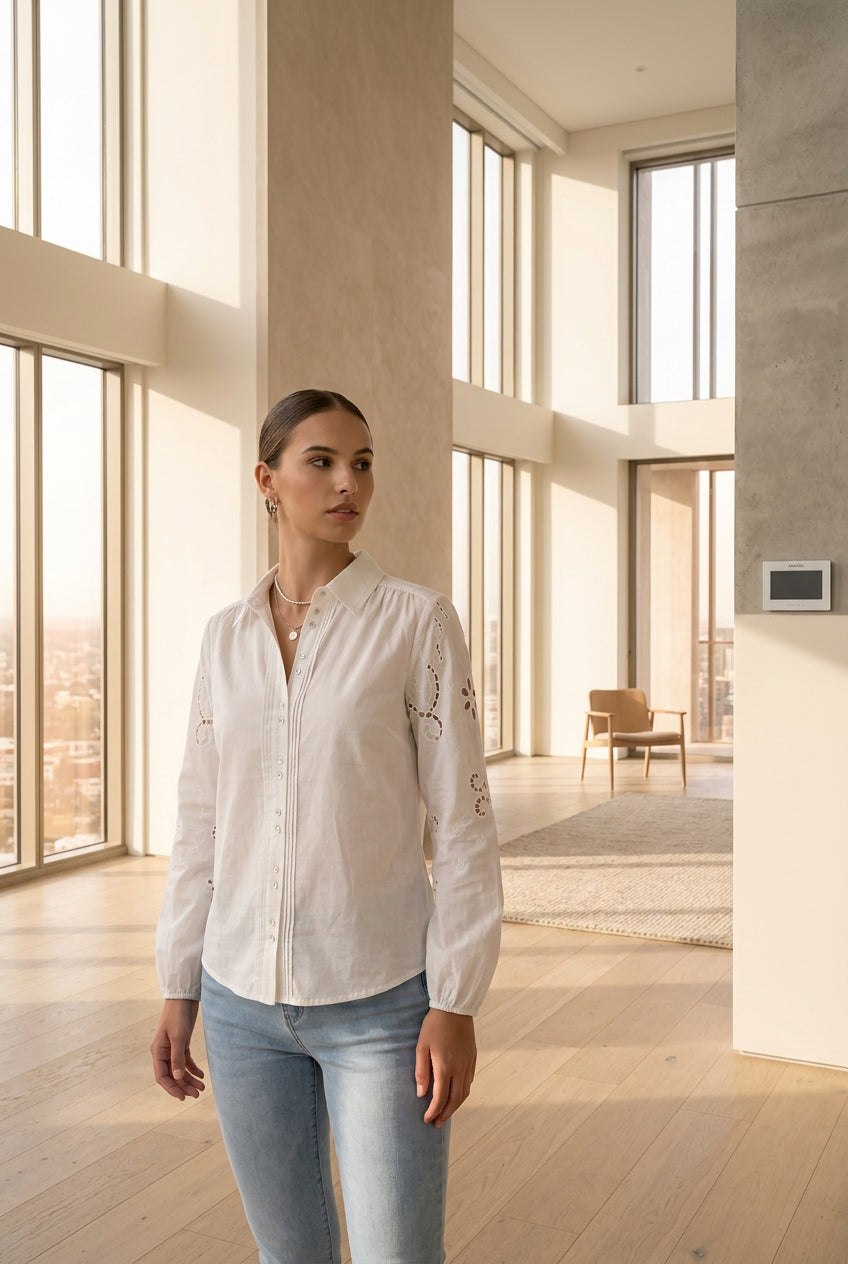 Ava Embroidered Shirt