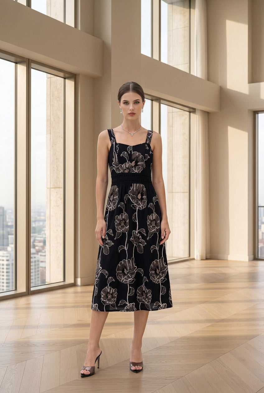 Violette Cotton Slip Dress