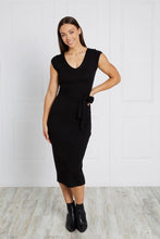 Load image into Gallery viewer, Black Knit Dress
