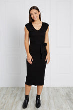 Load image into Gallery viewer, Black Knit Dress