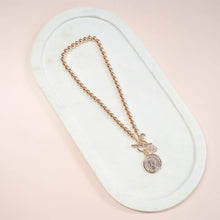 Load image into Gallery viewer, Rose Gold Coin Necklace