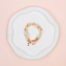 Load image into Gallery viewer, Quartz 3 Strand Bracelet Three Choices