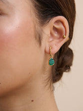 Load image into Gallery viewer, Airin Stone Earrings-Green