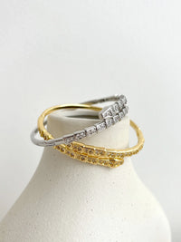 Seren Diamonte Bangle - Gold