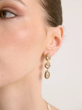 Load image into Gallery viewer, Cascade Crystal Earrings