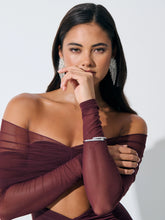 Load image into Gallery viewer, Seren Diamante Bangle - Silver