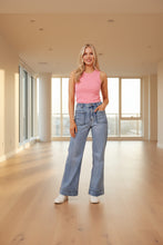 Load image into Gallery viewer, Wide leg Denim Jeans