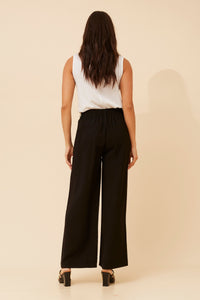 Wide Leg Pant - Black
