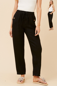 Linen Straight Leg Pant