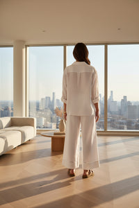 Long Linen-Mix Pant