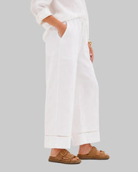 Long Linen-Mix Pant