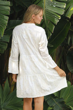 Load image into Gallery viewer, White and Beige Dress