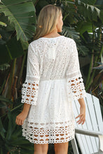 Load image into Gallery viewer, Cotton Broderie Anglaise Mini Dress