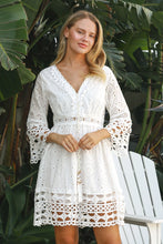Load image into Gallery viewer, Cotton Broderie Anglaise Mini Dress