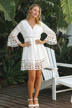 Load image into Gallery viewer, Cotton Broderie Anglaise Mini Dress