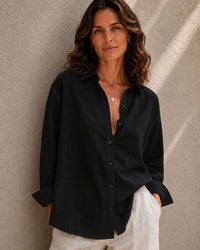 Oversized Linen Shirt