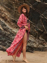 Load image into Gallery viewer, Long-Line Cape Dress