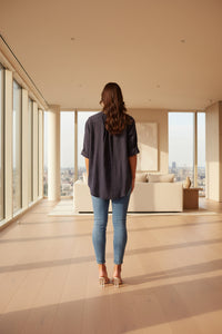 3/4 Sleeve Button Top