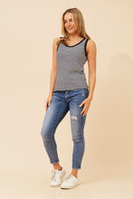 Load image into Gallery viewer, Ribbed Singlet-Striped
