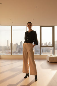 Oatmeal Linen Pant