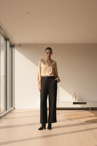 Oatmeal Linen Pant