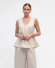 Load image into Gallery viewer, Sleeveless Linen Top-2 Colors