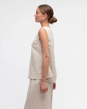 Load image into Gallery viewer, Sleeveless Linen Top-2 Colors