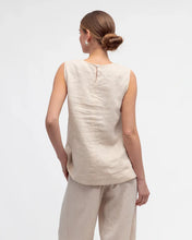 Load image into Gallery viewer, Sleeveless Linen Top-2 Colors