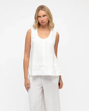 Load image into Gallery viewer, Sleeveless Linen Top-2 Colors