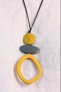 Long Wooden Necklace