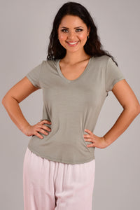 Bamboo V-neck Tee
