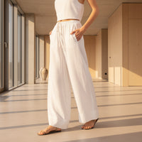 Wide Leg Linen Pant