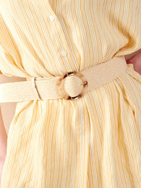 Round Buckle Belt