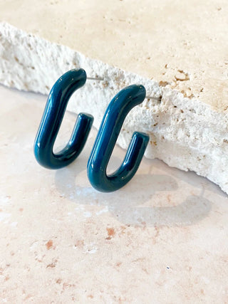 Joanna Acrylic Hoop Earring
