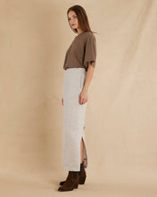 Load image into Gallery viewer, Mabel Linen Skirt - Natural: Natural / 6