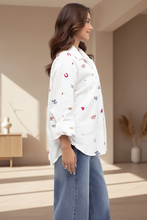 Load image into Gallery viewer, White Embroidered Shirt