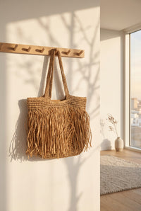 Straw Woven Tote Bag