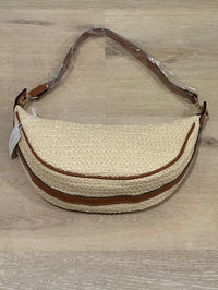 Lenora Banana Straw Bag